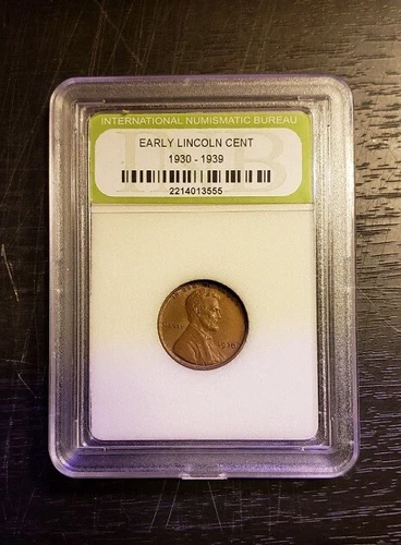 1930 P Lincoln Cent - Fine - Slabbed