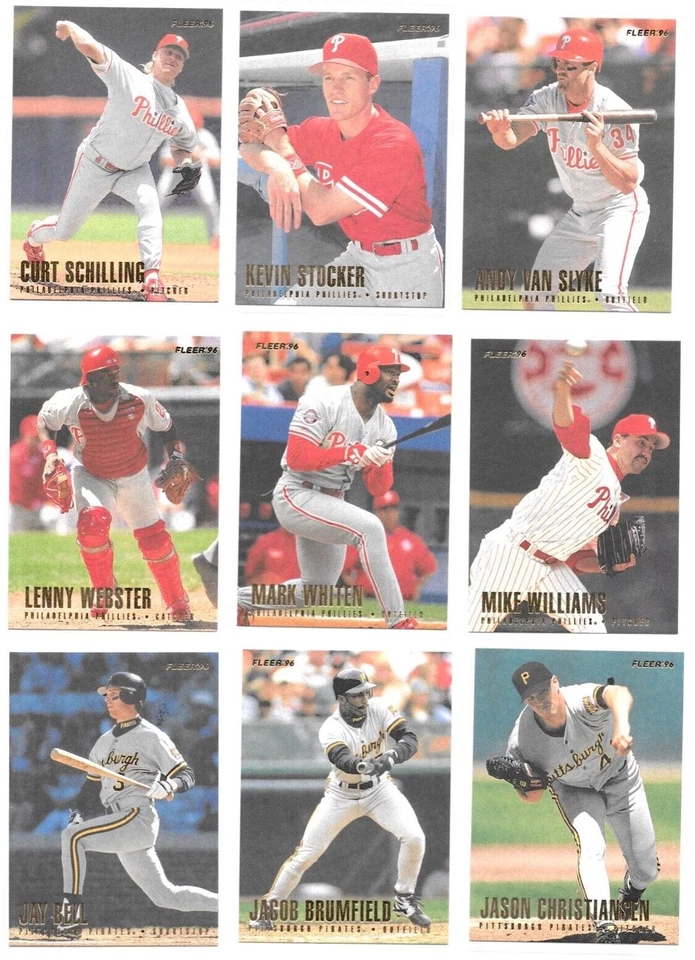 1996 Fleer Baseball Trading Cards / You Choose #s 501 - 600 / mb22 - Image 2 of 4