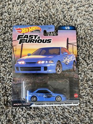 2023 Hot Wheels Premium Fast & Furious Custom Acura Integra Sedan GSR 1/5