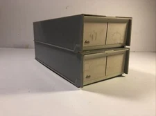 2 - Leitz Wetzlar Slide Storage Boxes - Empty Cases Parts/Repair - LOOK! LEICA 
