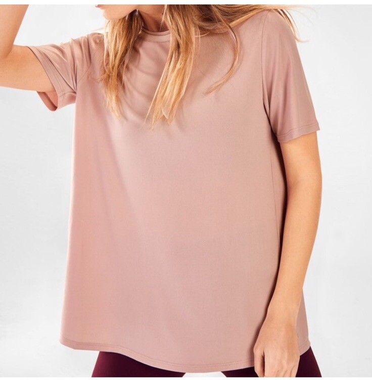 Fabletics Vivienne Cross Back Tee Pullover Top Wo… - image 1