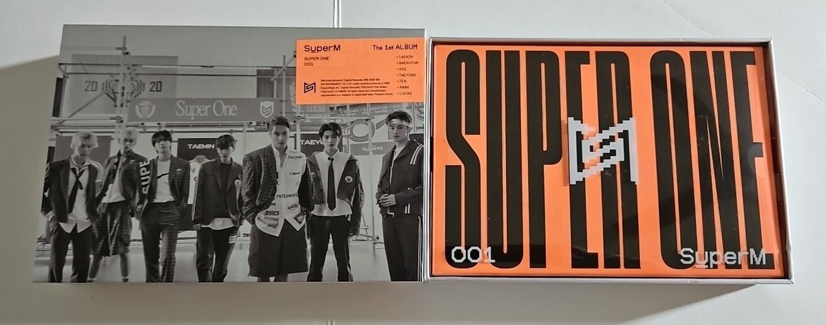 SuperM The 1st Album: Super One CD Exclusive Like New Box