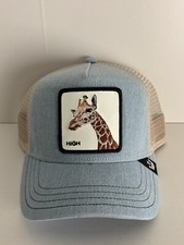 Goorin Bros Animal The Farm Trucker Baseball Snapback Hat Cap High Neck Giraffe