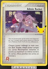 Carte Pokemon ADMIN ROCKET 86/109 Secrète Ultra Rare Célébrations 25ans FR NEUF