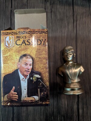 NHL Vegas Golden Knights Head Coach Bruce Cassidy SGA Promo Figurine