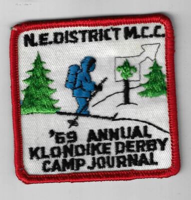 69 Annual Klondike Derby Camp Journal N.E. District M.C.C. RED Bdr. [MX-5299]