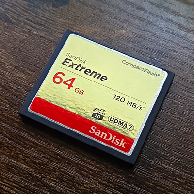 SanDisk Extreme CompactFlash CF Card 64GB 120MB/s UDMA 7 SDCFX-064G-A46