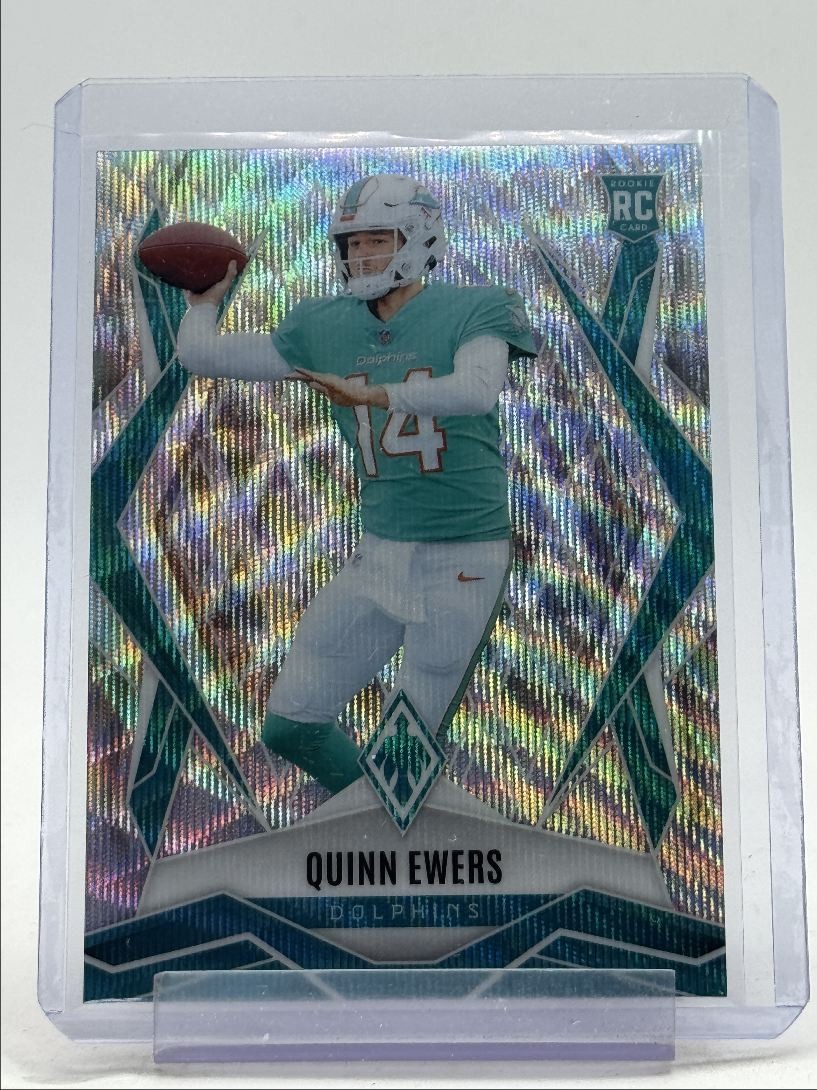 QUINN EWERS 2025 PHOENIX ROOKIE WAVE MIAMI DOLPHINS #159 RC /199 Q2161