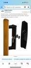 - Surface Mounted Replacement Wooden Handle Sliding Patio Internal Door Latch.