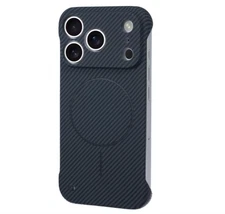 Ultra-Thin Frameless Carbon Fiber Phone Case for iPhone 17 Magnetic Slim Case