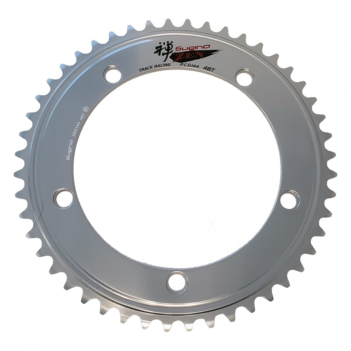 Sugino Zen 48T Alloy 144mm BCD Chainring with S3 Coating for Road