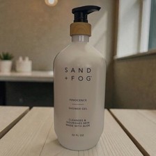 SAND + FOG Innocence Body Wash Shower Gel 32oz Cleanses & Nourishes 0.47 per gallon