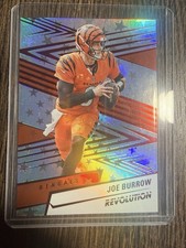 2025 Panini Revolution Joe Burrow #9 Red Astro Parallel Cincinnati Bengals