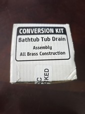 NIB Lift  Turn Bathtub Tub Drain Assembly, Conversion Kit Trim Waste  Single