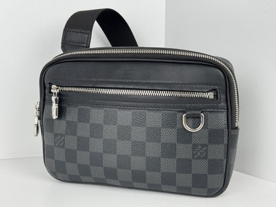 Louis Vuitton Damier Graphite Scott Messenger Bag Black with