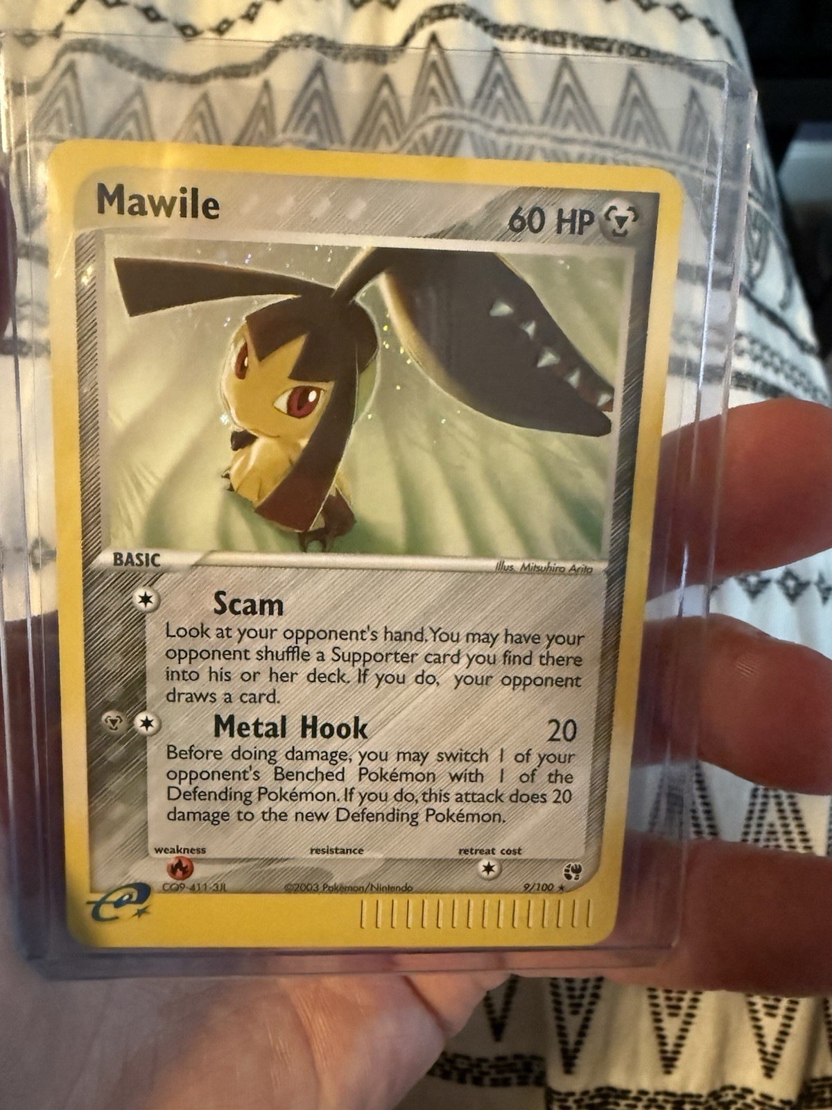 Pokemon EX Sandstorm Mawile 9/100 Reverse Holo Rare Card