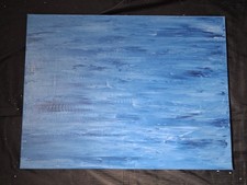 Image of Patterned Painted Canvas Wall Art , Stretched Canvas 80x60cm /31.4 × 23.6 inch