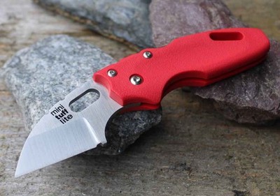 Cold Steel Mini Tuff Lite RED Messer Folder 4034SS Stahl Griv-Ex Tri-Ad Lock