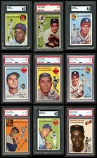 1954 Topps Baseball Complete Set w/o Aaron, Kaline, and Banks 6 - EX/MT 6333431