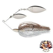 NEW Keitech Baby T-Bone Spinnerbait Double Willow DW 1/2oz #527 Crystal Smelt
