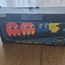 Paladone Pac-Man and Ghost Lamp Color Phasing Music Reactive Video Game Light