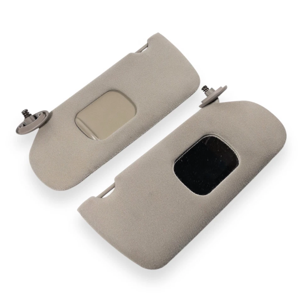 Juego de pares de parasoles laterales para conductor y pasajero Dodge Neon 2000-2005 tela beige Foto 3 de 4