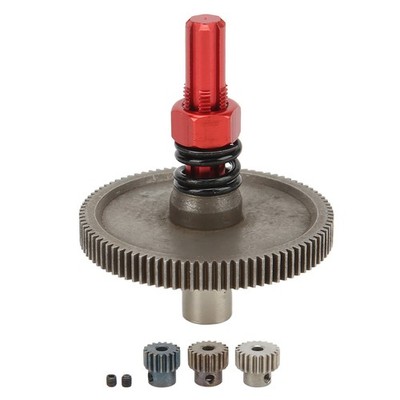 Red 91T Slipper Gear Set Differential Upgrade Parts Metal Gear Assembly For Arrm