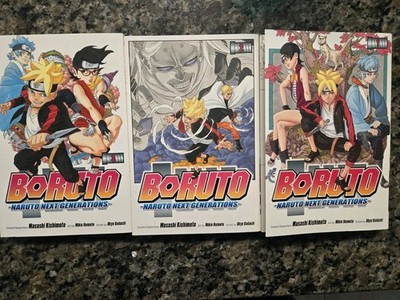 Boruto Naruto Next Generations Manga, Volumes 1-3, English Version
