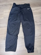 Nike Youth Large Boys Full Length Baseball Pants Black Preowned