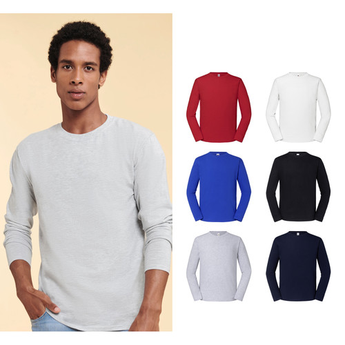 Fruit of the Loom Iconic 195 ringspun premium long sleeve T 61-360-0