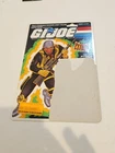 GI Joe Python Patrol Officer Vintage 1988 3.75" Uncut Filecard