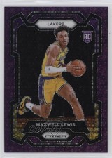2023-24 Panini Prizm Fast Break Purple Prizm 37/75 Maxwell Lewis #143 5y7