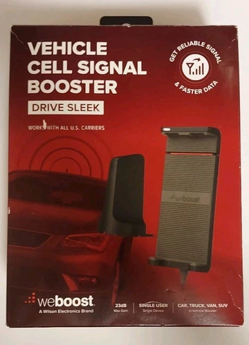 weBoost Drive Sleek 4G LTE Car SUV Cell Phone Signal Booster 470135