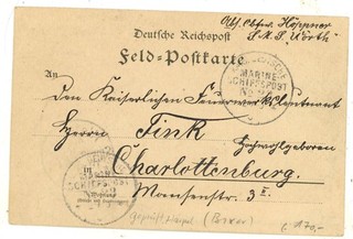 Deutsche Post China Feldpostkarte Marine Schiffspost No23 1901 Wusong