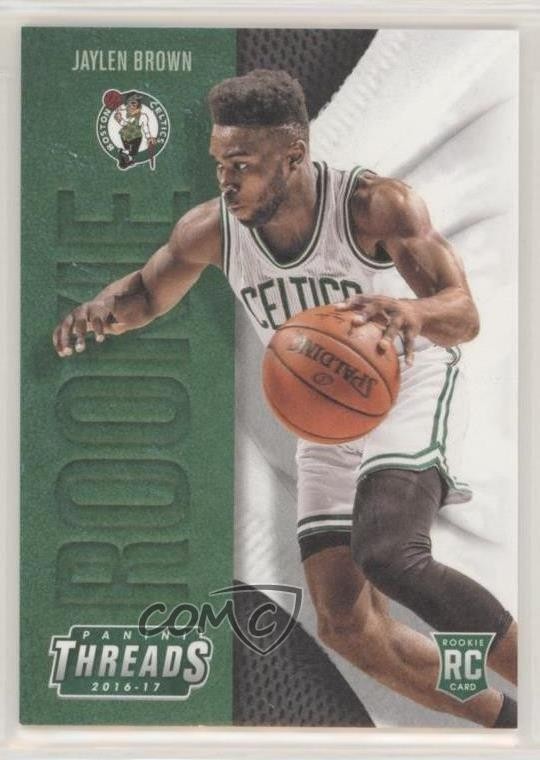 2016-17 Panini Threads Leather Rookies Jaylen Brown #205 04cw