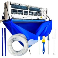 Ac Cleaning Bag With Support Rods, Ac Cleaning Cover With Wider Opening, Wate...