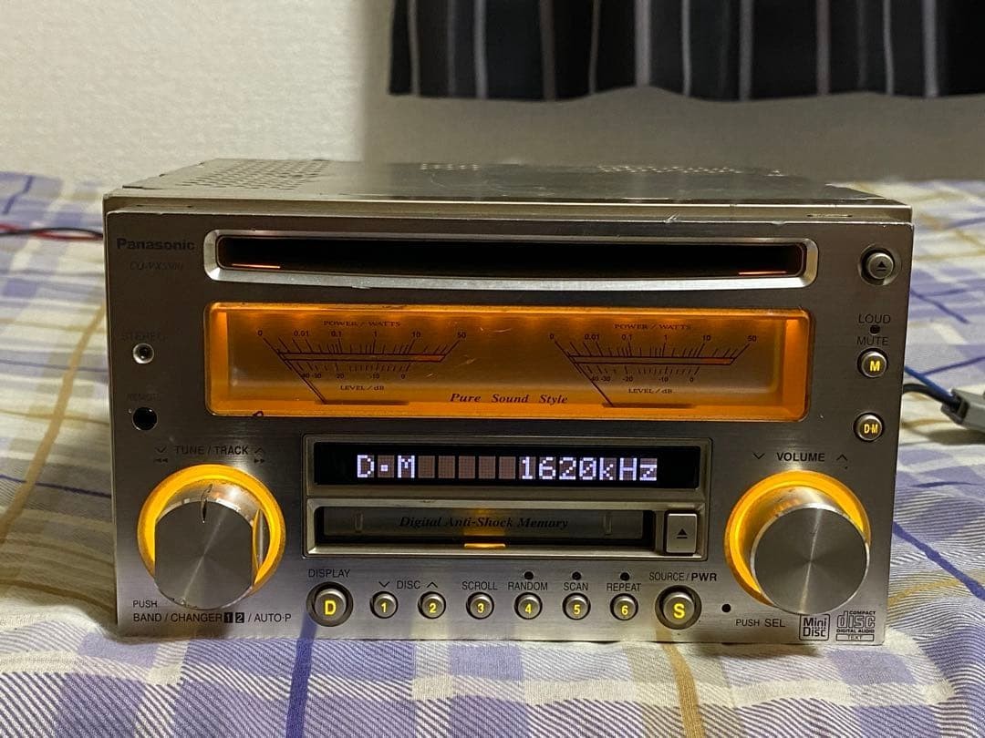 [希少]Panasonic CD CQ-VX5500D レトロ　カーオーディオ Panasonic CQ-VX5500D [MiniDisc Wiki]