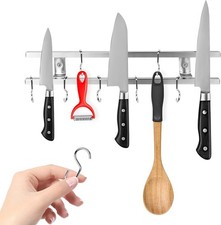 Modern Innovats 12 Inch Stainl Steel Metal Magnetic Knife Holder,