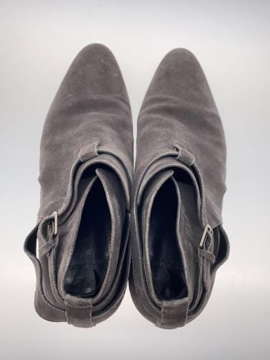 SAINT LAURENT Stivali 42 GRIGIO Scamosciato 