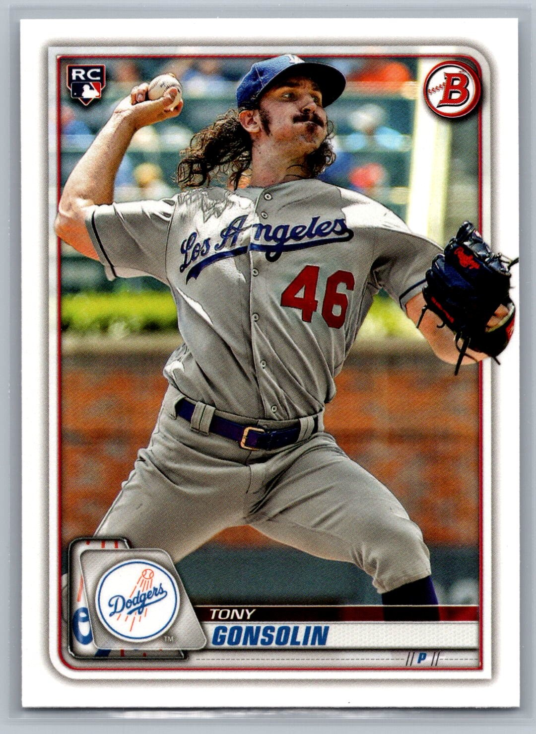2020 Bowman #63 Tony Gonsolin