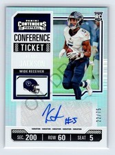 2023 Panini Contenders Conference Ticket #160 Kearis Jackson AU RC #'d/75