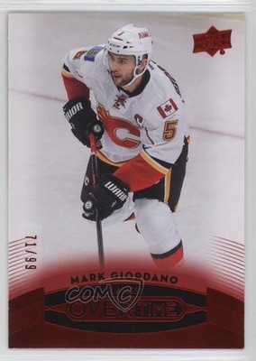 2015-16 Upper Deck GTS Overtime Rookies Red Foil 71/99 Mark Giordano #147 0dg