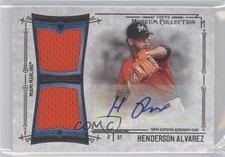 2015 Topps Museum Collection 202/299 Henderson Alvarez #SSD-HAZ Auto 4t0