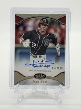 Topps 2020 Tier One Juan Soto Prime Performers Auto Serial #PPA-JS /120