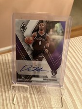 2023/24 Panini Phoenix Purple  /75 Dariq Whitehead Auto Nets RC Autograph