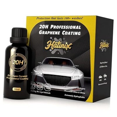 20H Graphene Ceramic Coating for Cars - 70ml, Professional Ceramic black