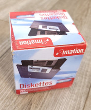 Imation Diskettes 2HD IBM 1.44MB/Mo NEW Sealed Box of 25 Disks Made in USA