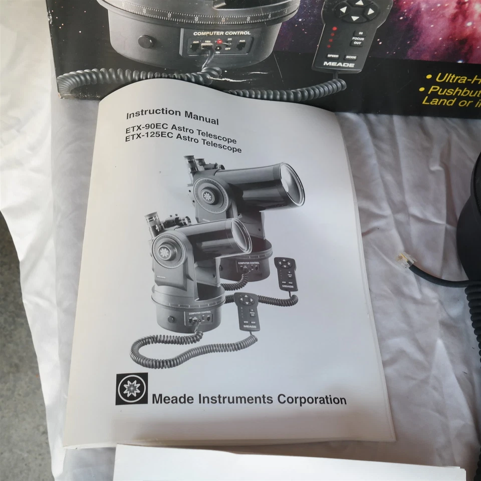 MEADE ETX-90 EC Tracking Telescope set W/ Autostar Controller - Image 2 of 4
