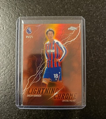 Topps Chrome Premier League 2025/26, Daichi Kamada, Lightning Chrome /25