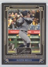 2025 Panini Three and Two Black 5/8 Austin Wells #133 z7d